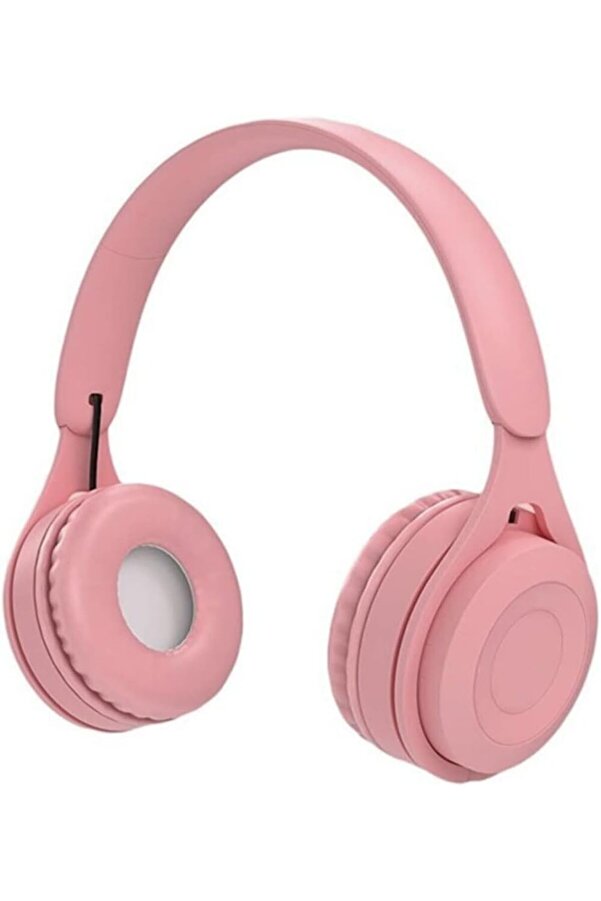Ri̇tmo Kulak Üstü Kablolu Kulaklık Katlanabi̇li̇r Js-80 (Pembe) 1014773