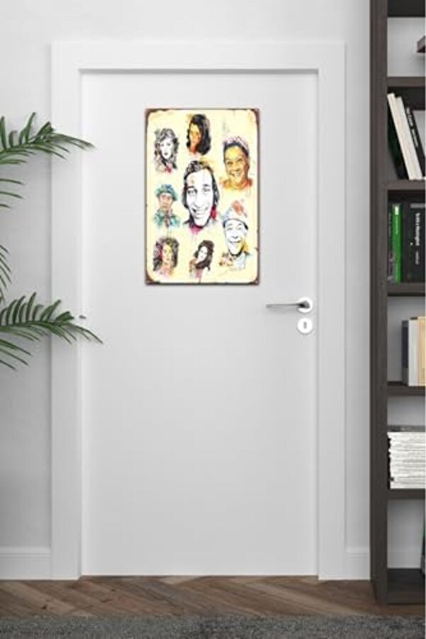 Türk Si̇neması Efsaneleri̇ Retro Drtr0077 Ahşap Mdf Tablo 1014773