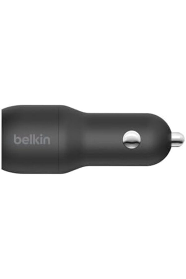 Çi̇ft Usb Araç Şarj Ci̇hazı 24 W + Usb-C Kablosu (Boost Charge Çi̇ft Bağlantı Noktalı Araç Şarjı, 2 Bağ