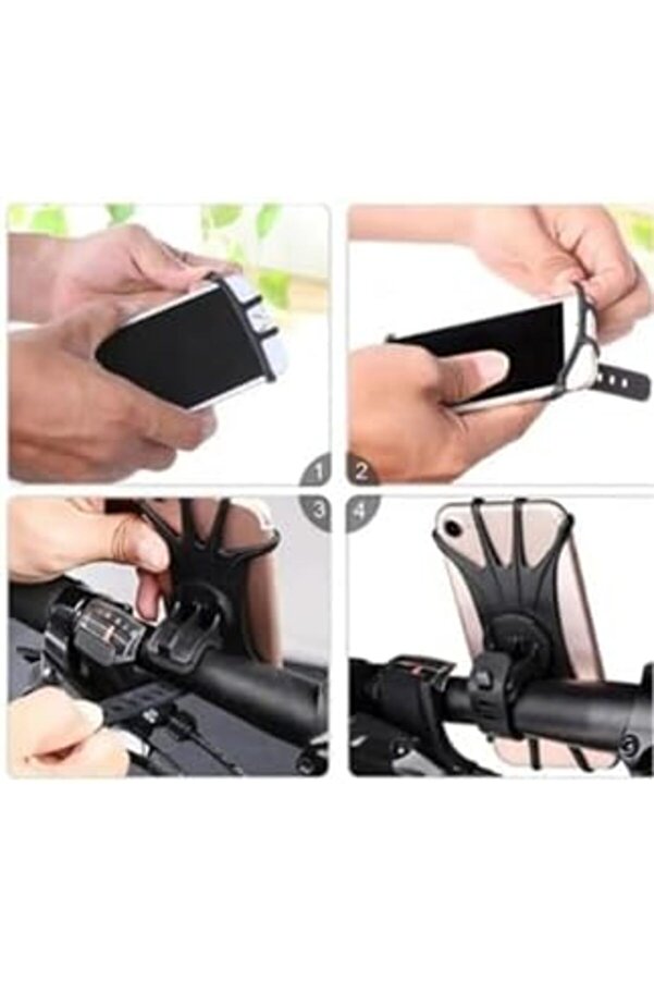Motorsi̇klet Atv Bi̇si̇klet Gi̇don Esnek Telefon Tutucu Akrobat Ahtapot Model 1014773
