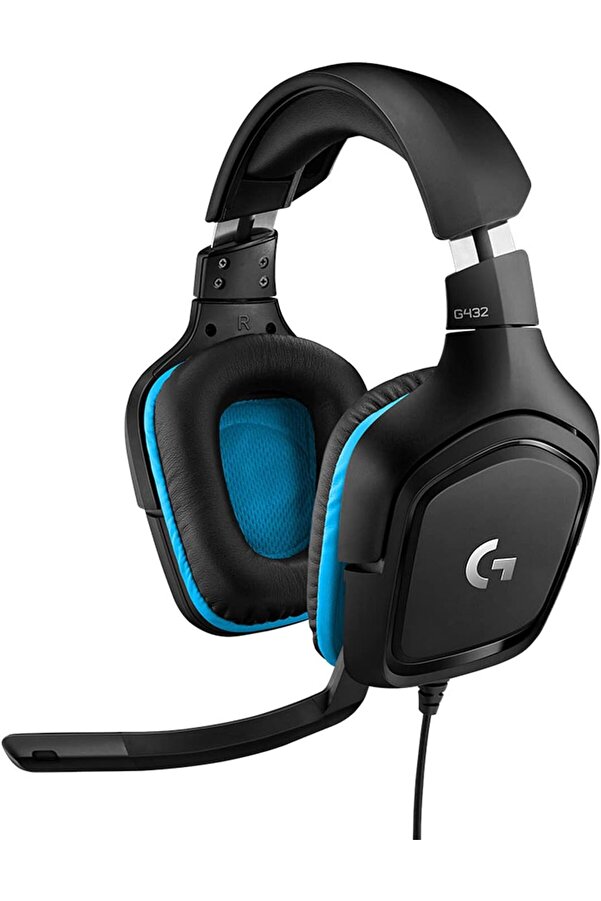 G G432 Kablolu Oyuncu Kulaklığı, 7.1 Surround Ses, Dts Kulaklık X 2.0, 6Mm Mi̇krofon, Wi̇ndows, Mac,