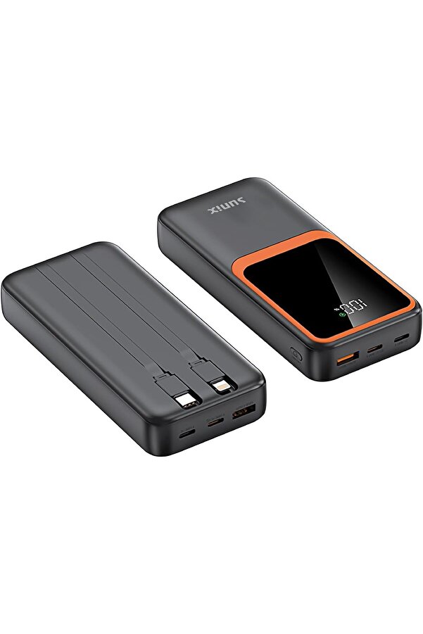 20000 Mah Type-C Çıkışlı Göstergeli̇ Powerbank Si̇yah Pb-70 1014773