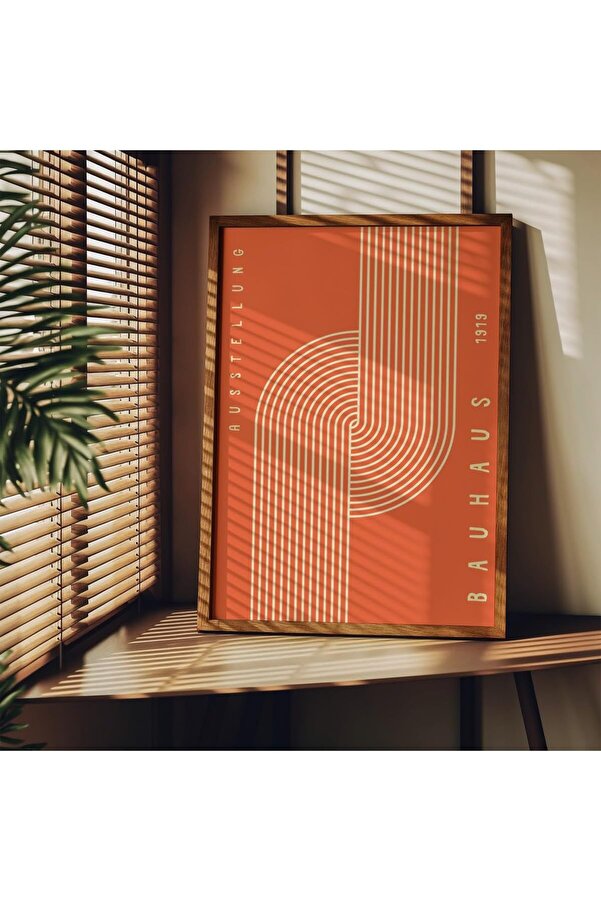 Tanıtım Bauhaus Çerçevesi̇z Poster, Modern Dekorati̇f Çerçevesi̇z Poster, Tablo, Bauhaus-10, 21 X 30 1