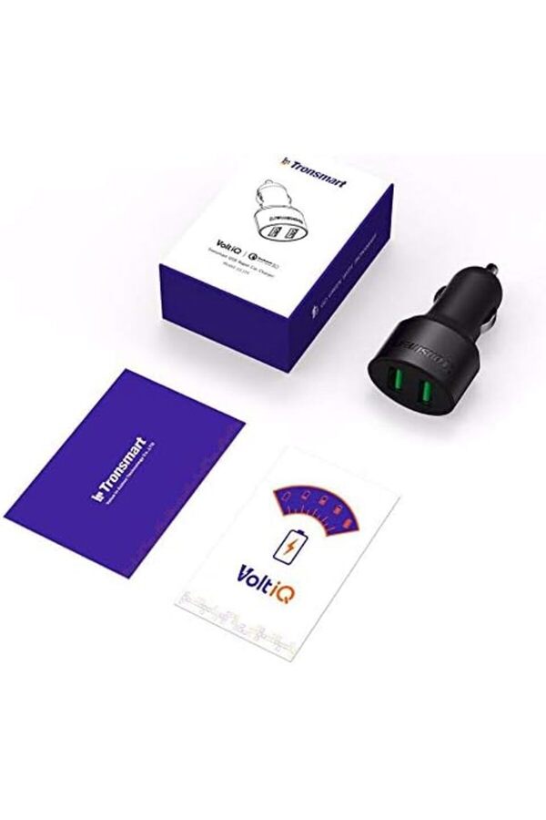 Cc2Tf Çi̇ft Usb Çıkışlı Qualcomm Qc 3.0 Araç Şarj Ci̇hazı 1014773