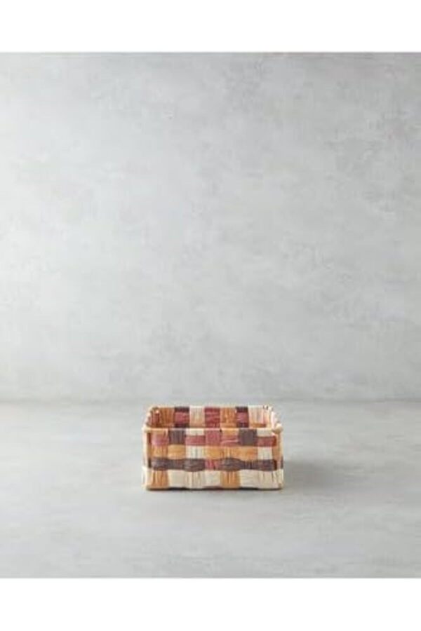 Modern Kağıt Ip Sepet Kahve 26X26X12 Cm 1014773