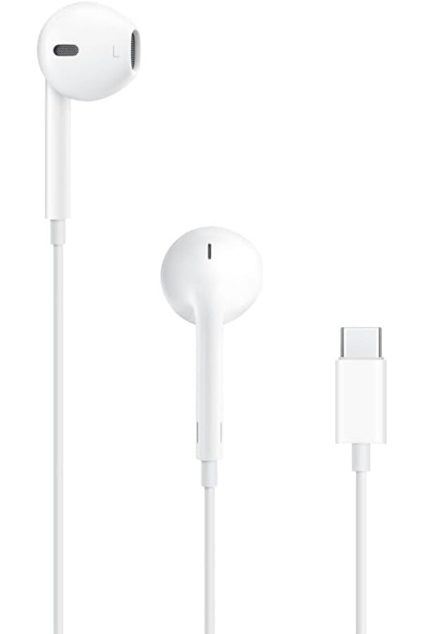 Kulaklık, Ve İle Uyumlu Earpods Mi̇krofonlu Kablolu Type-C Kulaklık Tc04, Beyaz 1014773