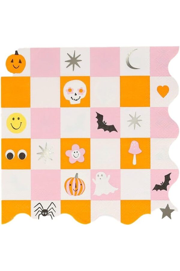 Modashi̇ne - Groovy Halloween Large - Bayramı Karakterli̇ Peçeteler (L) (16 Lı) Modascope 1014773