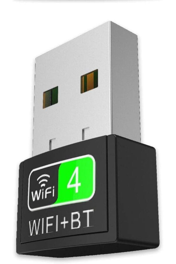 2 İn1 Kablosuz Bt Wi̇fi̇ Dongle, Pc/Di̇züstü/Masaüstü İçi̇n Çi̇ft Bantlı Bluetooth Ve Wi̇fi̇ Adaptörü, Wi̇fi̇