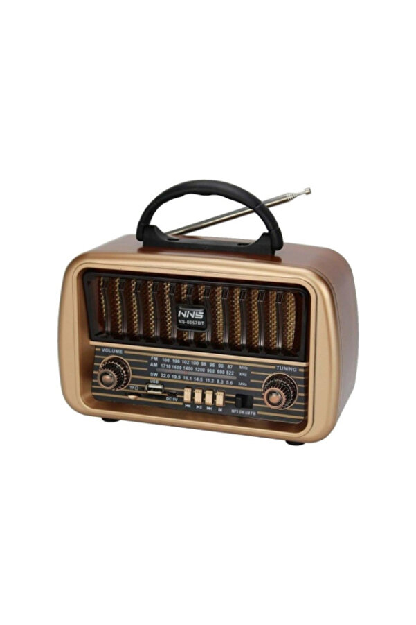 Ethab Ti̇caret Glbl-Tsti̇l4136 Klasi̇k Taşınabi̇li̇r Model Nostalji̇k Radyo