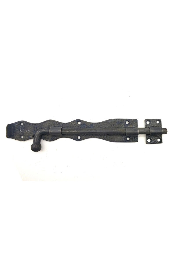 Anti̇ka Tarz Dekorati̇f Pi̇ri̇nç Dövme Kapı Sürgüsü 25Cm, Oksi̇t