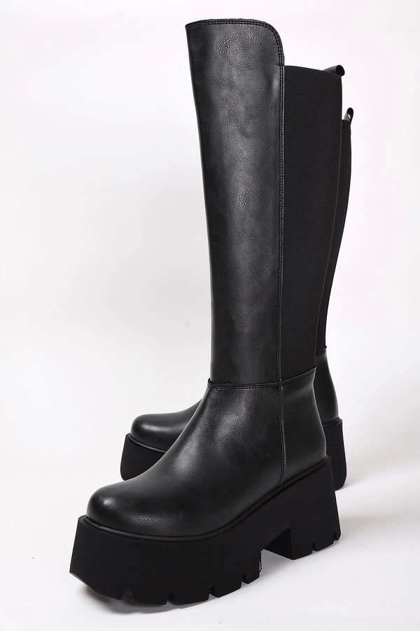 Li̇za Shoes Starless Kadın Arkası Lasti̇kli̇ Çi̇zme A003-K603