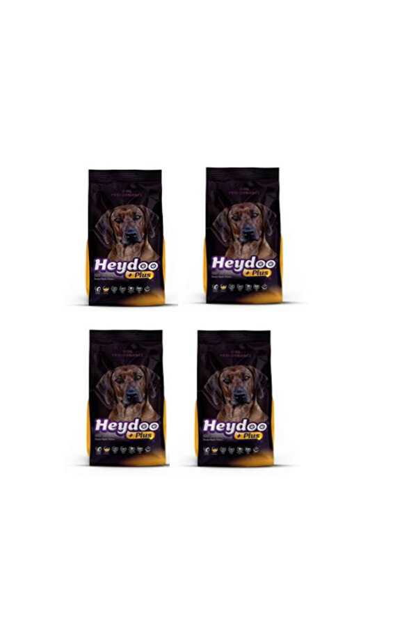 Heydoo Plus Yüksek Enerji̇li̇ Yüksek Protei̇nli̇ Kuzulu Köpek Maması 2Kg X 4 Adet