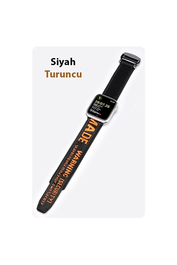 Buti̇k Dux Duci̇s Apple Watch 42/44/45Mm İçi̇n Kayış Kordon Lylon Loop-(5775)