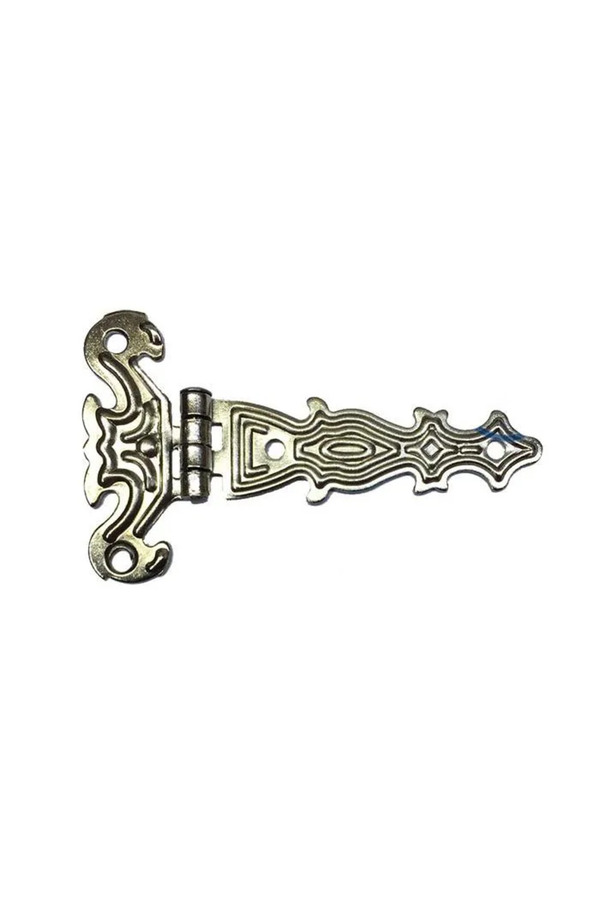 Dekorati̇f, Sac Tek Kuyruklu Menteşe 40X68 Mm, Küçük, Ni̇kel, 1 Adet