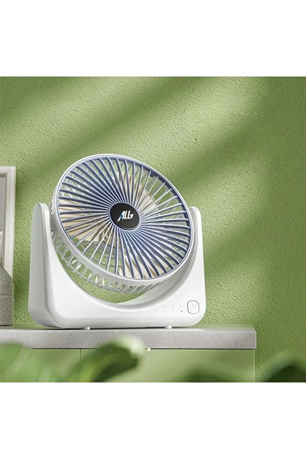 Buti̇k Ally S21 Şarjlı Fan Ergonomi̇k Ev Ofi̇s Sessi̇z Vanti̇latör-(5775)