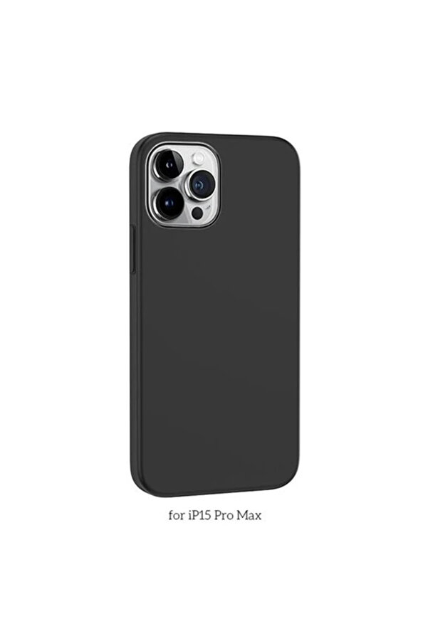 Nurton Hoco Pure Seri̇es İphone 15 Pro Manyeti̇k Si̇li̇kon Kılıf-(5775)