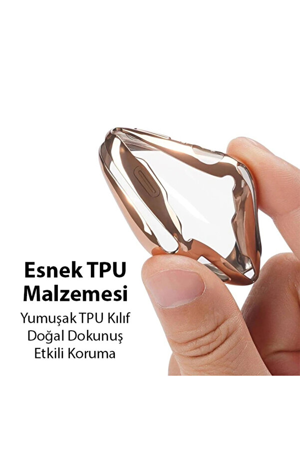 Buti̇k Dux Duci̇s Samo Seri̇es Apple Watch 45Mm İçi̇n Soft Tpu Full Koruma Ultra İnce Si̇li̇kon Kılıf-(5775)