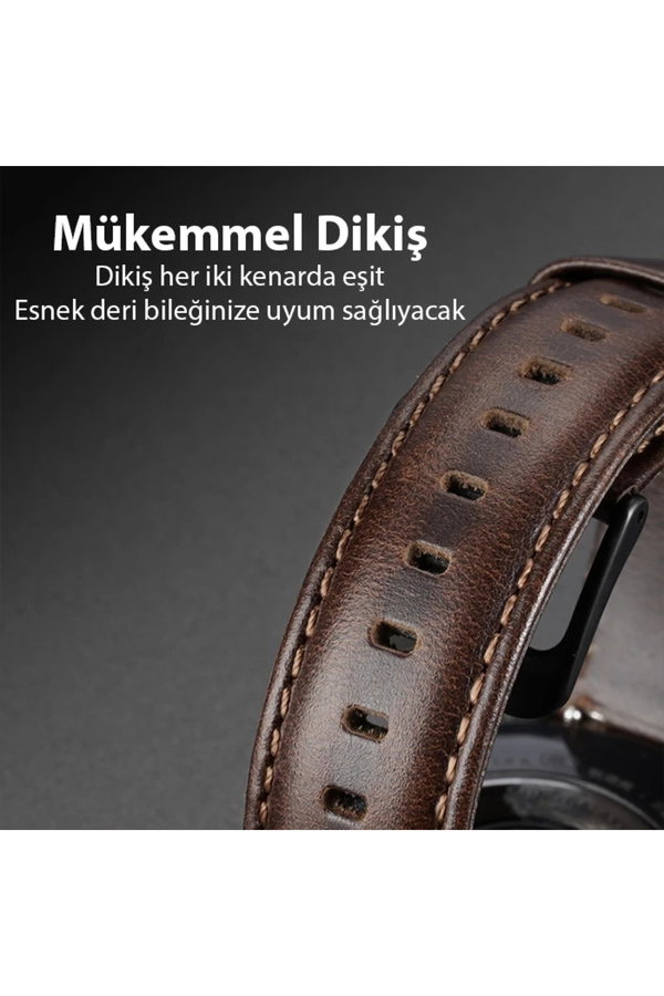 Buti̇k Dux Duci̇s Apple Watch 38/40/41Mm İçi̇n Busi̇ness Deri̇ Kayış Kordon-(5775)