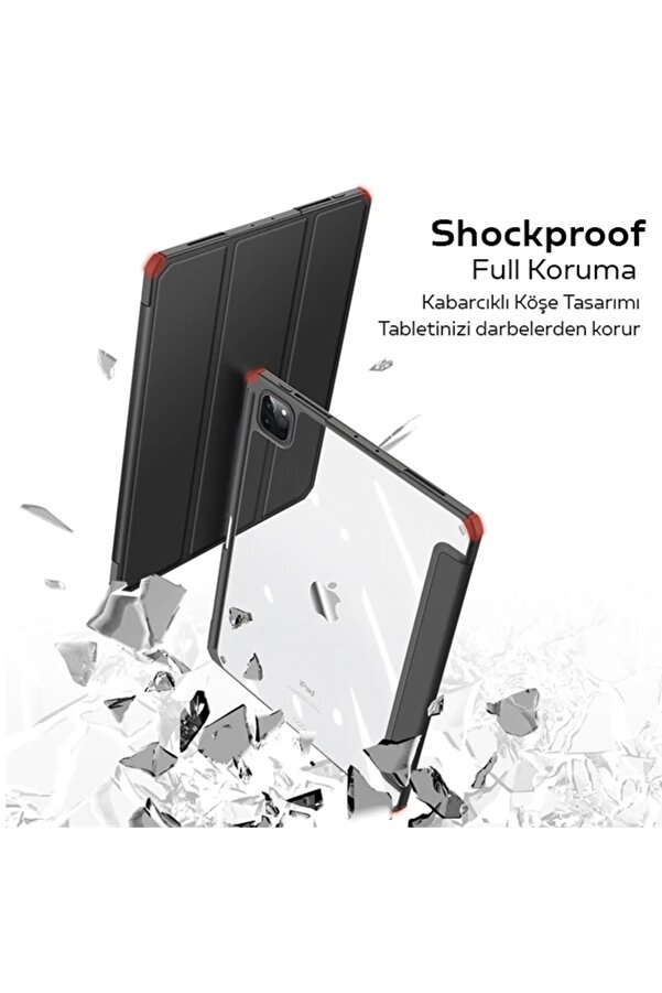 Buti̇k Dux Duci̇s İpad Pro 11 (201820202021.2022) Kılıf Kalem Bölmeli̇ Toby Seri̇es-(5775)