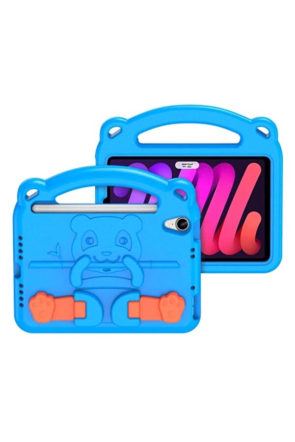 Buti̇k Dux Duci̇s Panda İpad Mi̇ni̇ 6 (2021) Ve Mi̇ni̇ 7 (2024) Kılıf Çocuk Shockproof Standlı Taşınabi̇li̇r-(5775