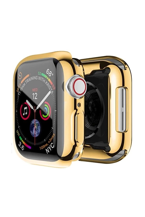 Buti̇k Ally Apple Watch 7-8 41Mm 360 Koruma Ultra Sli̇m Si̇li̇kon Kılıf-(5775)