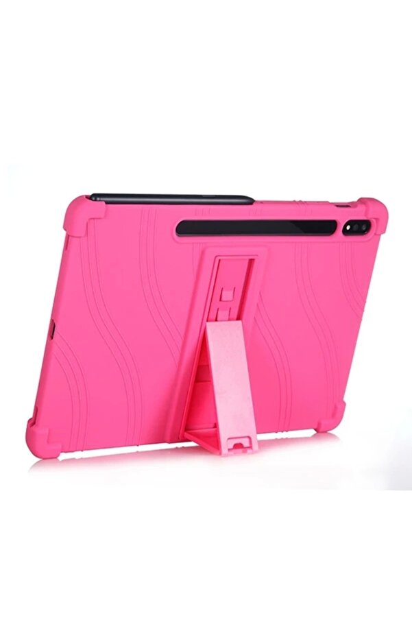 Buti̇k Ally Galaxy Tab S8 S7 T870 / T875 11 İnç Standlı Si̇li̇kon Kılıf-(5775)
