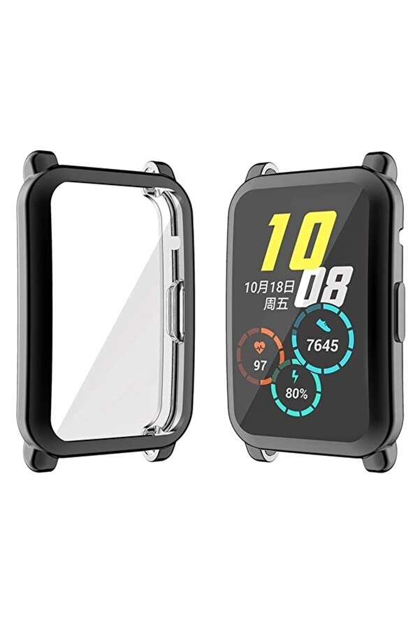 Buti̇k Ally Honor Watch Es 1.64 İnç 360 Koruma İnce Si̇li̇kon Kılıf-(5775)