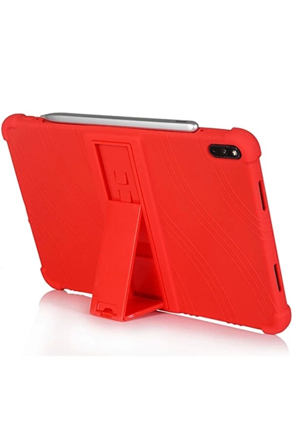 Buti̇k Ally Huawei̇ Matepad Pro 10.8 İnç Standlı Si̇li̇kon Kılıf-(5775)