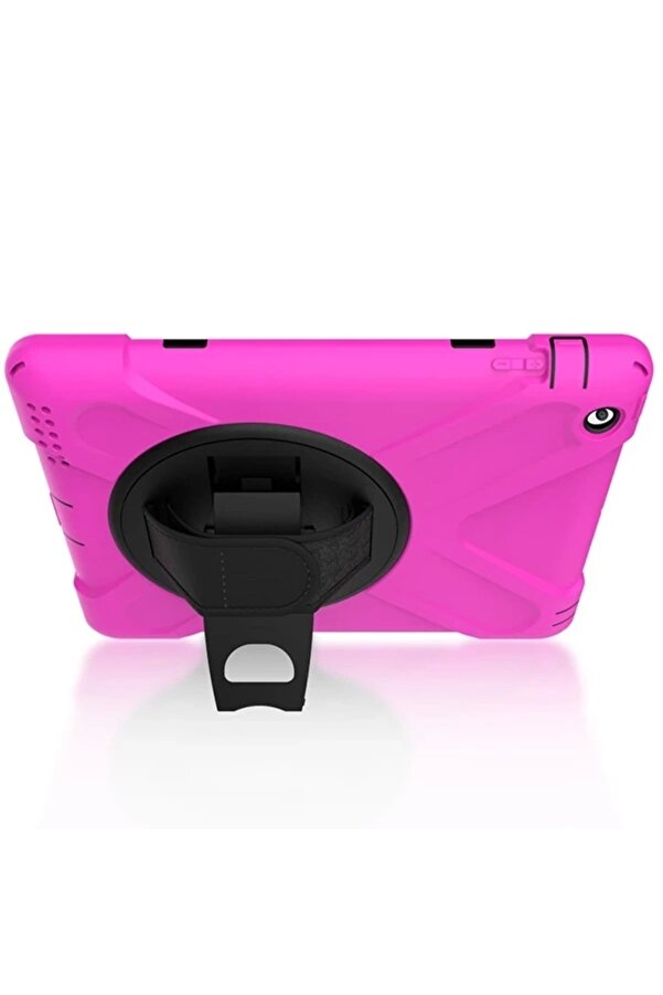 Buti̇k İpad 2/İpad 3/İpad 4/Shockproof 3 Katmanlı Standlı Zırh Kılıf-(5775)