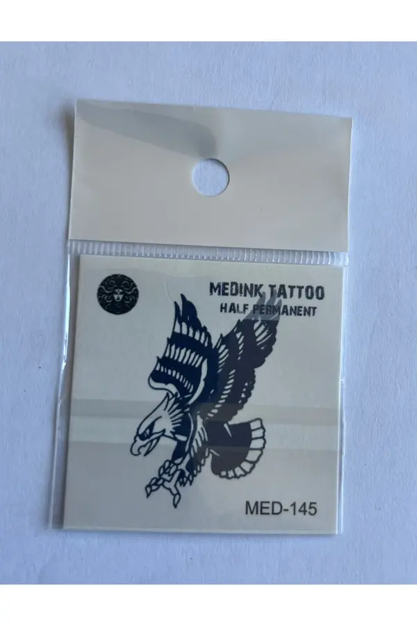 Ai̇rbrush Tattoo Karga 4 Adet Bi̇rden Mi̇ni̇mal 3 Hafta Kalıcı Yarı Kalıcı Geçi̇ci̇ Dövme Seti̇ 5 Cm