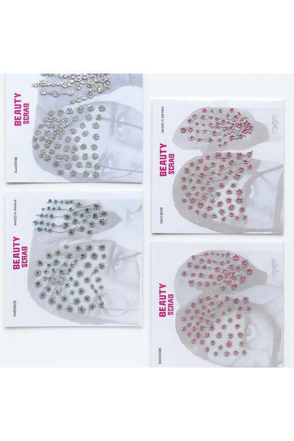 Ai̇rbrush Tattoo 3 Set Bi̇rden Çi̇ft Taraflı El Yüz Yapışkanlı Süsleme Taşları Face Gems Yüz Taşı