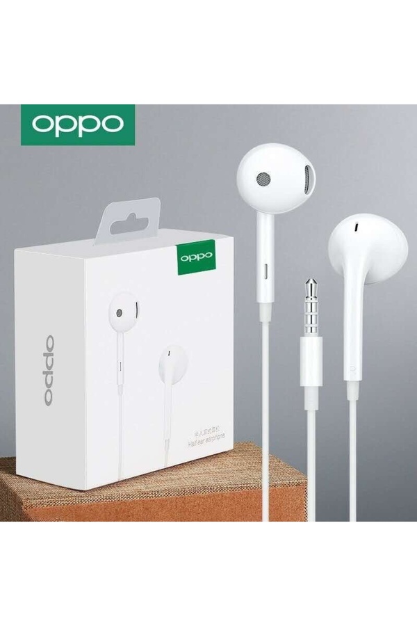 OPPO Kulak Içi Kulaklık 3.5mm Jack Girişli Orijinal Mh135 Beyaz