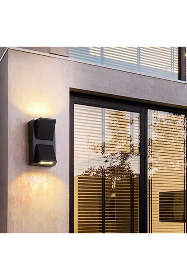 Rodos 7 Watt Modern Duvar Led 3200K Gün Işığı Çi̇ft Yönlü İç Ve Dış Mekan Ip44 1014773