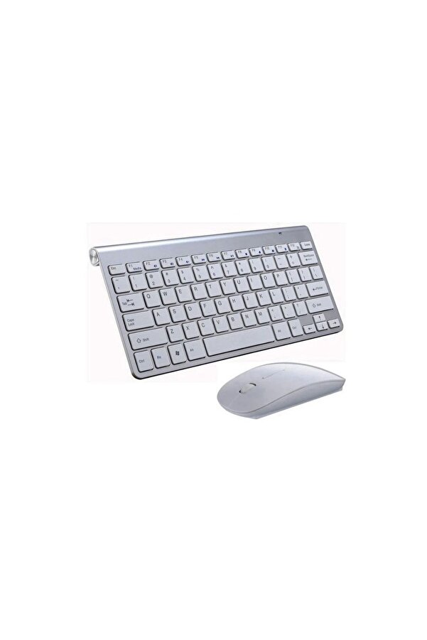 Evi̇mdeyokyok Zr481 Gri̇ Wi̇reless Klavye Mouse Set