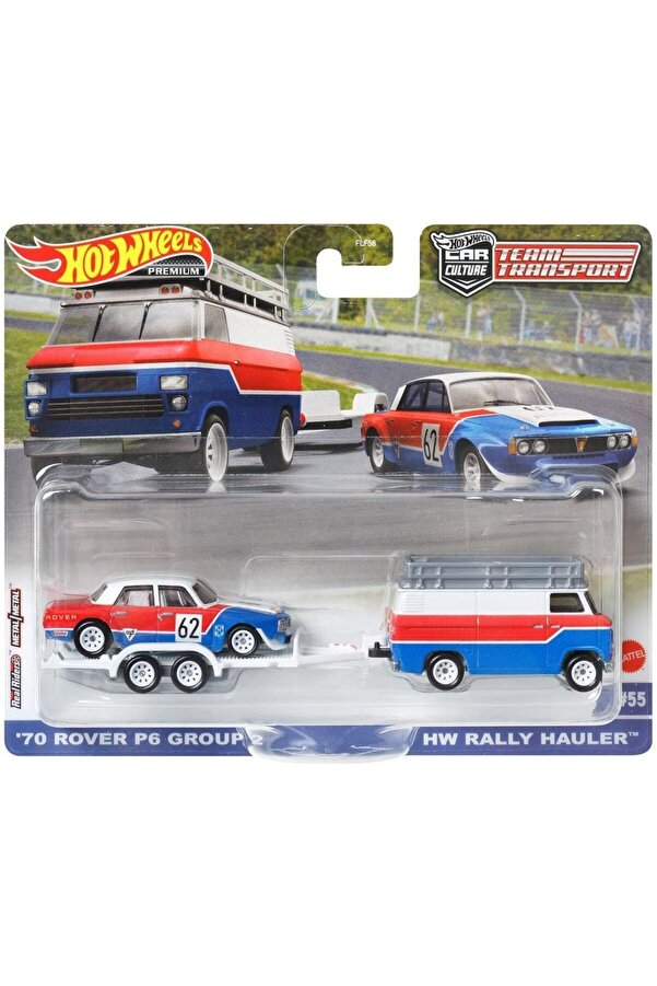 Modashi̇ne Premi̇um Hkf45 Transport  70 Rover P6 Group 2 / Hw Rally Hauler (#55) Modascope 101477