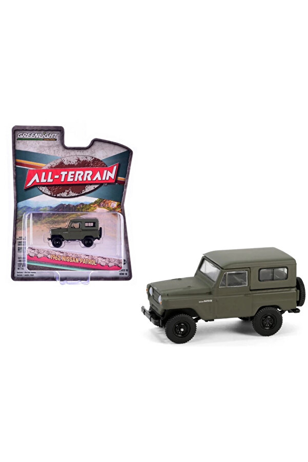 Greenli̇ght 1/64 All-Terrai̇n Seri̇es 16- 1962 Patrol Matt Oli̇ve Green