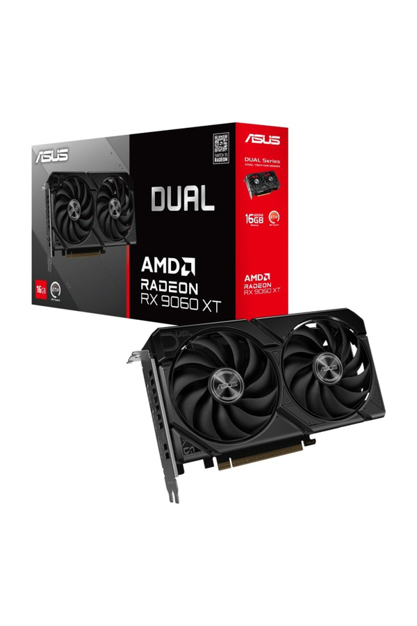 ASUS Dual AMD Radeon RX 9060XT 16GB Dual-RX9060XT-16G GDDR6 128Bit DX12 Gaming Ekran Kartı