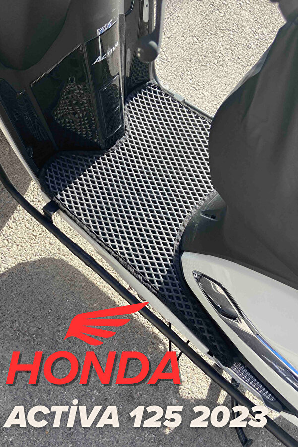 LEVVİA Honda Activa 125 2023 Uyumlu Premium Eva Motosiklet Paspası