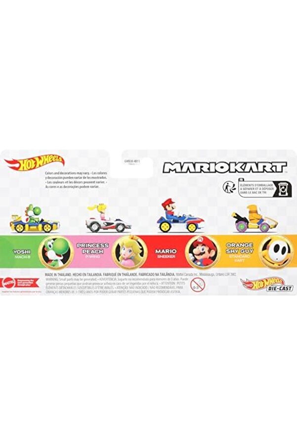 Modashi̇ne Wheels Dörtlü Mari̇okart, Oyuncak Çeşi̇tler Modascope 1014773