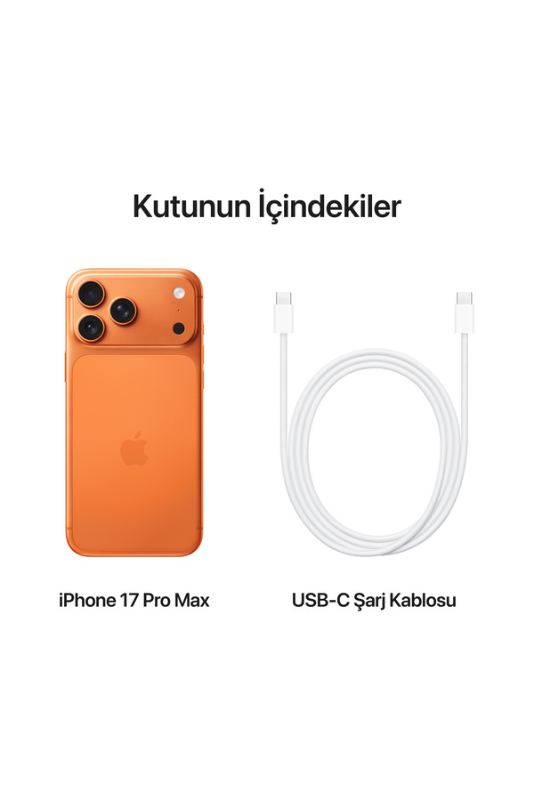 Apple iPhone 17 Pro Max 256 GB Kozmik Turuncu