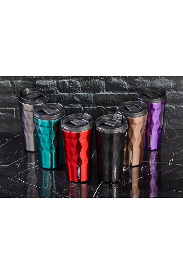 Go İthalat Ckr-2048 350Ml.çeli̇k Mug Termos Bardak Renkli̇ (4457)
