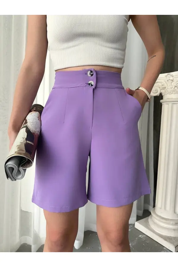 Ymywear Düğmeli̇ Şort