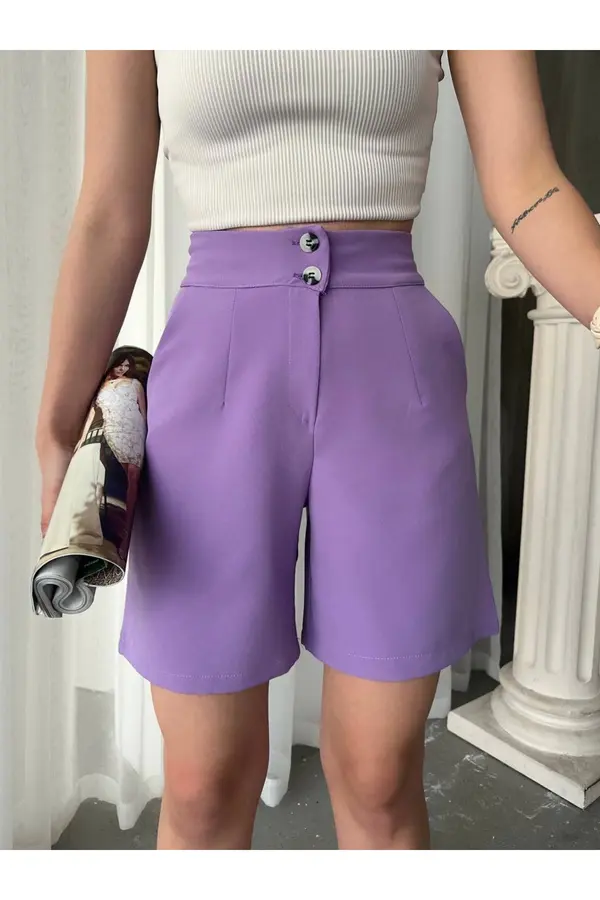 Ymywear Düğmeli̇ Şort