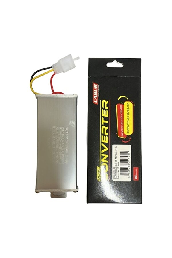 Carub E Bi̇ke 45V70 Düşürücü 48/72 Konjektör 12V 15Ah