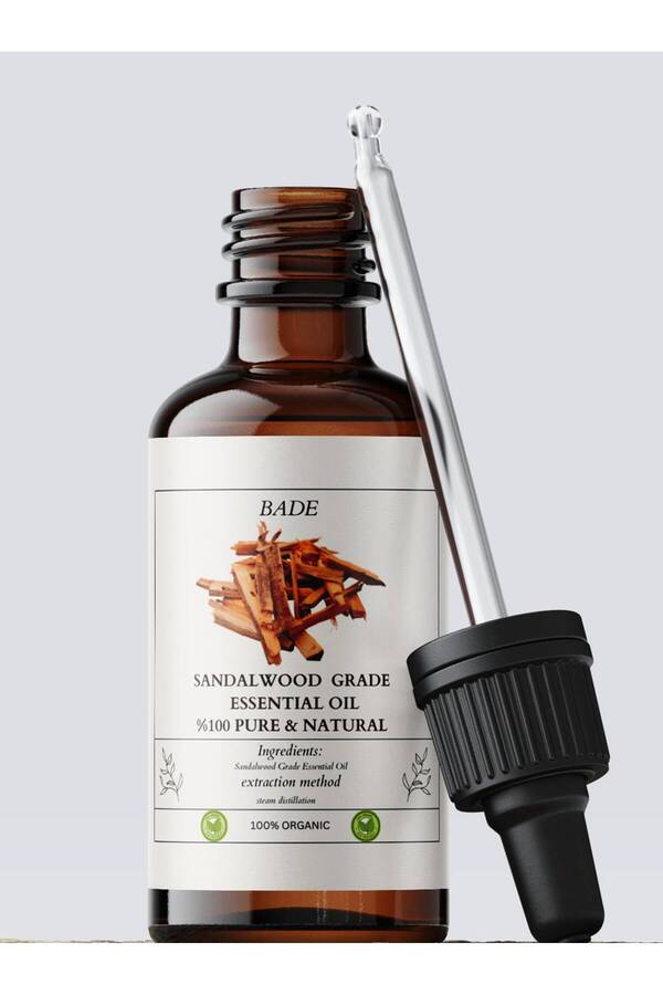 Bade Shop Sandal Ağacı- Sandalwood Esansi̇yel Uçucu Koku Yağı Di̇füzör Esansı Buhurdanlık Aromaterapi̇ Yağı 10Ml
