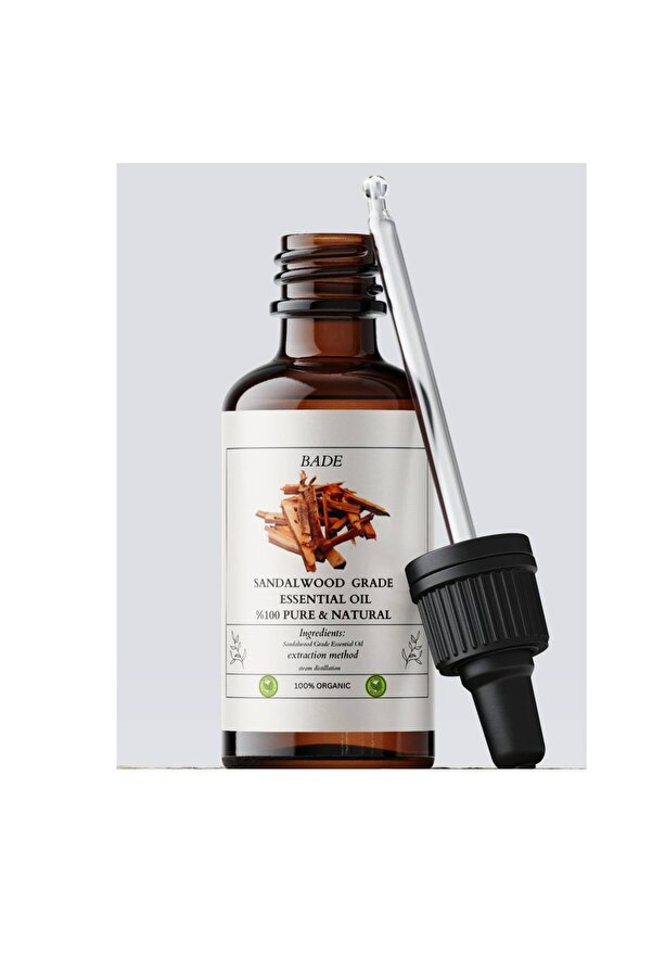 Bade Shop Sandal Ağacı- Sandalwood Esansi̇yel Uçucu Koku Yağı Di̇füzör Esansı Buhurdanlık Aromaterapi̇ Yağı 10Ml