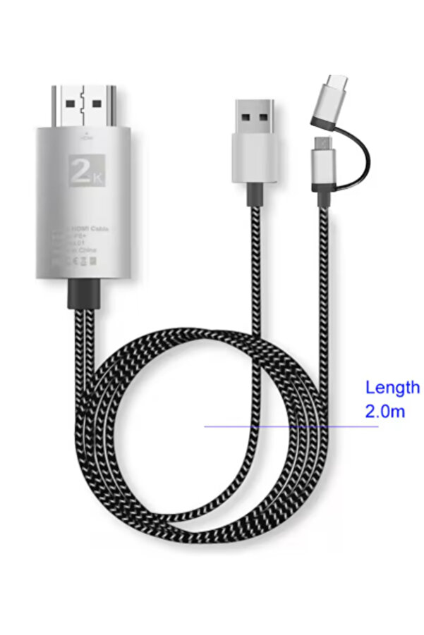 Evi̇mdeyokyok Zr855 P8 2 İn 1 Hdtv Kablo