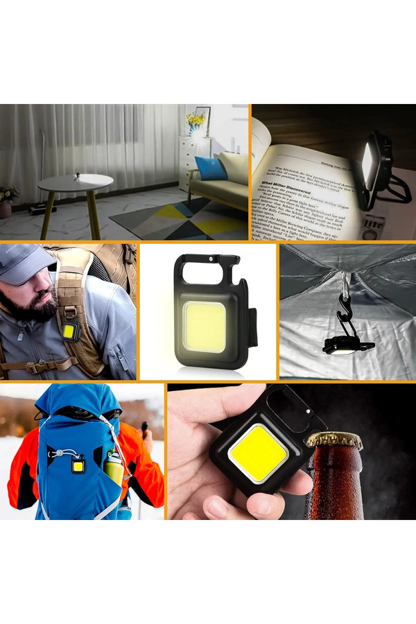 Go İthalat Anahtarlıklı Fener Fener Cob Led (4457)
