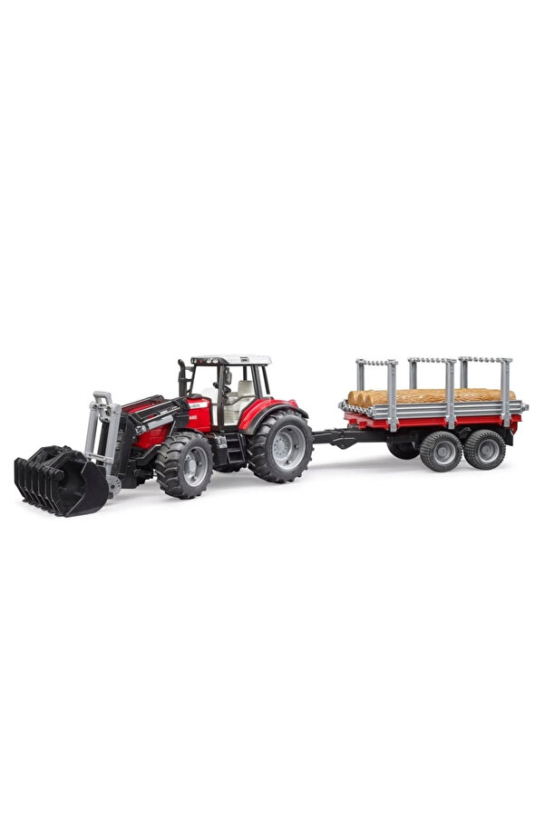 M. Ferguson 7480 Ve Kütük Taş. Römork