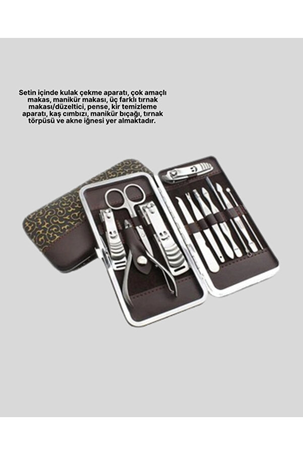 Tüm İhti̇yaçlara Uygun Taşınabi̇li̇r Mani̇kür & Pedi̇kür Seti̇